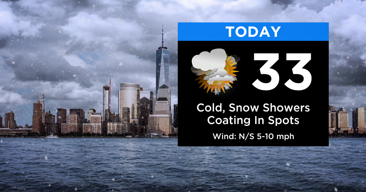 First Alert Weather Some light snow expected Saturday CBS New York