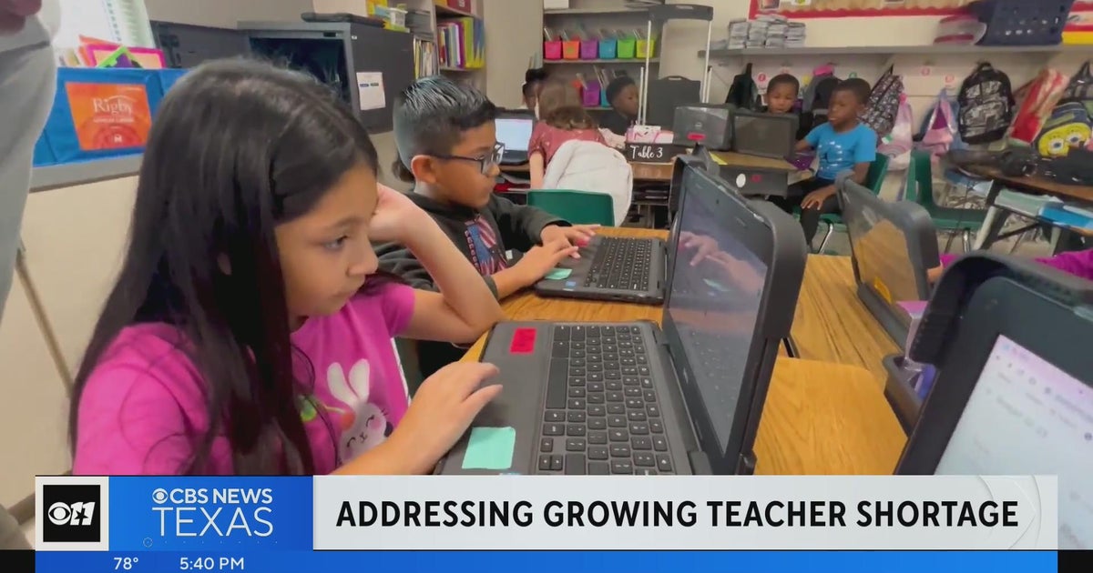 Teacher vacancy task force issues report on retaining educators CBS Texas