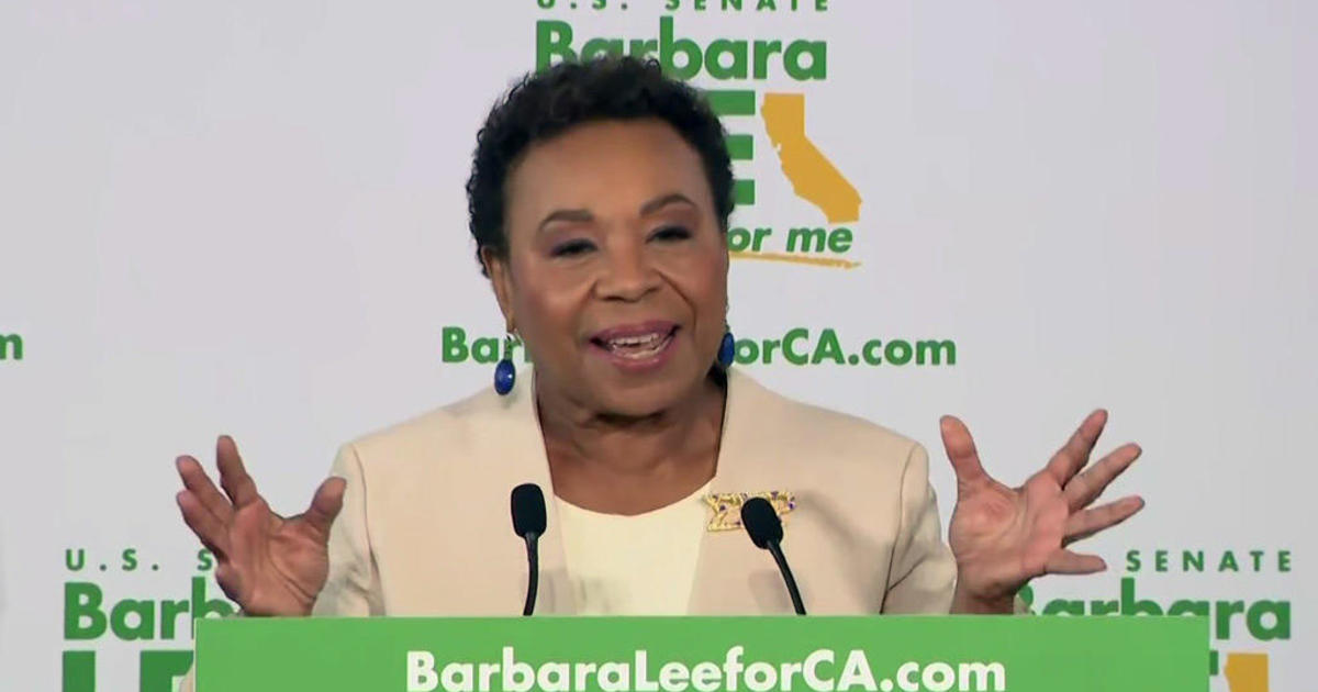 . Rep Barbara Lee formally kicks off Senate campaign in Oakland - CBS  San Francisco
