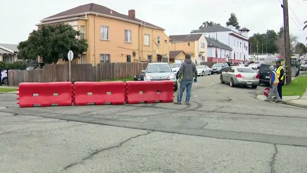 Street Barriers in Oakland 