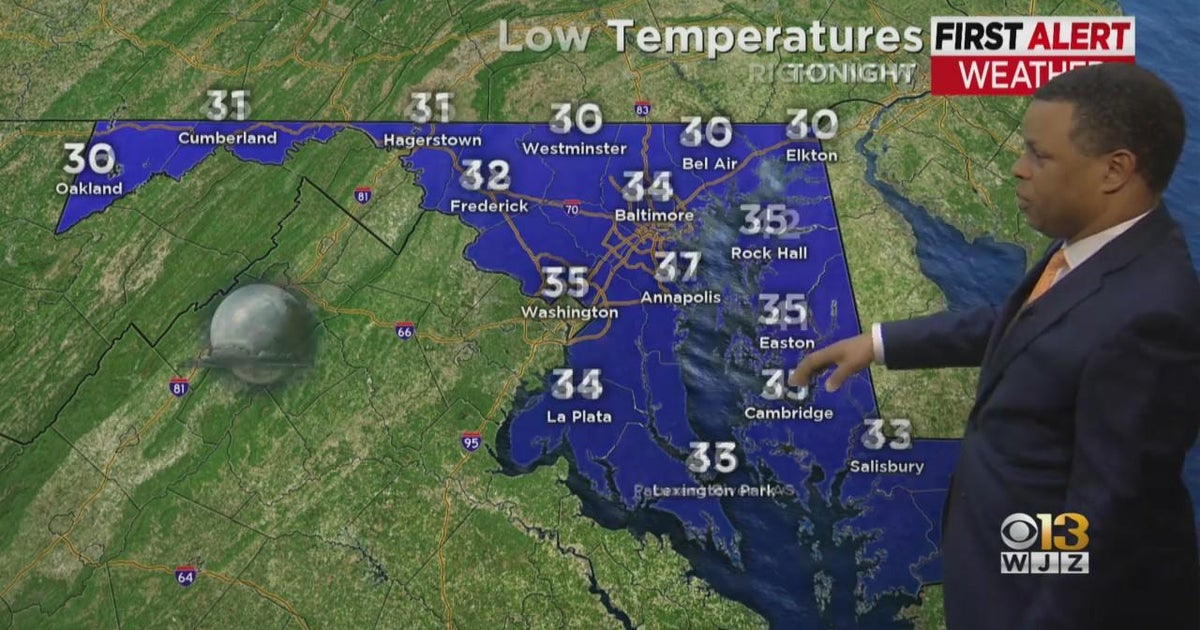 Meteorologist Derek Beasley has your Sunday night forecast CBS Baltimore