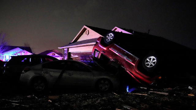 Tornado aftermath in Norman, Oklahoma 