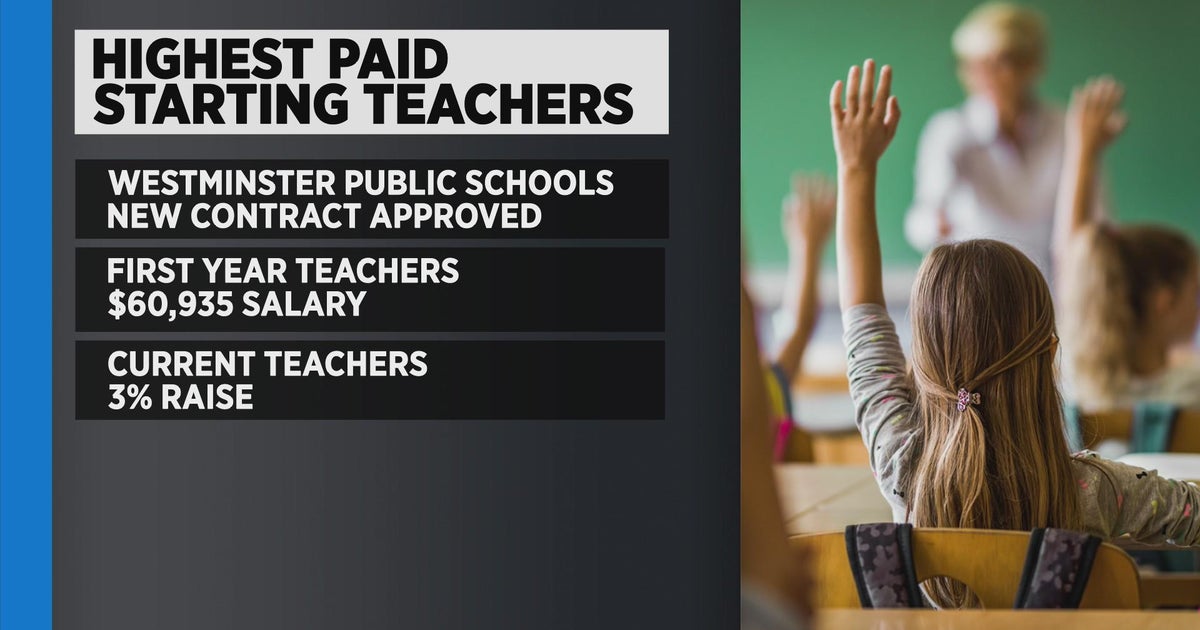 Starting salary for Westminster teachers now the highest level in