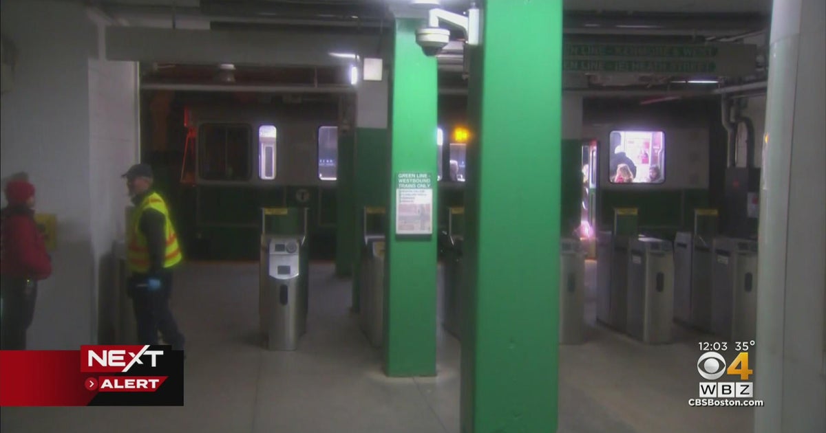 MBTA power issues amid snowstorm delays morning commute - CBS Boston
