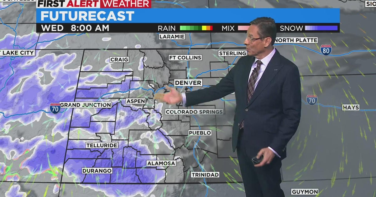 Heavy snow for some mountains with light snow for Denver - CBS Colorado
