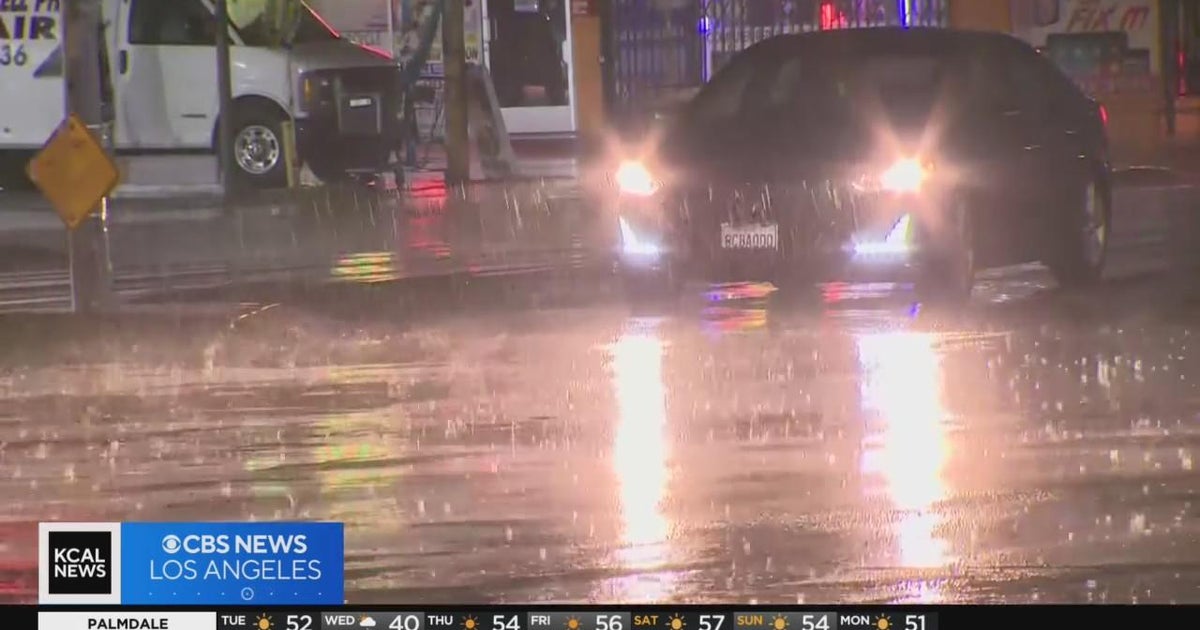 Record cold temperatures hit Los Angeles as rain continues CBS Los