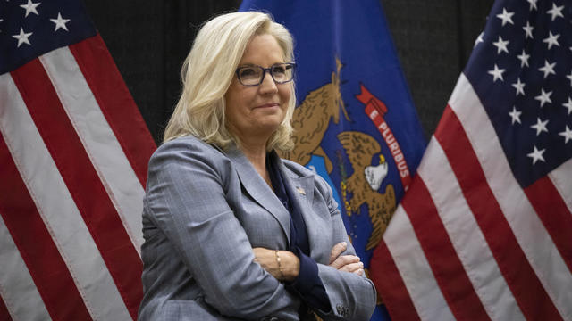Liz Cheney Campaigns With Rep. Elissa Slotkin In East Lansing 