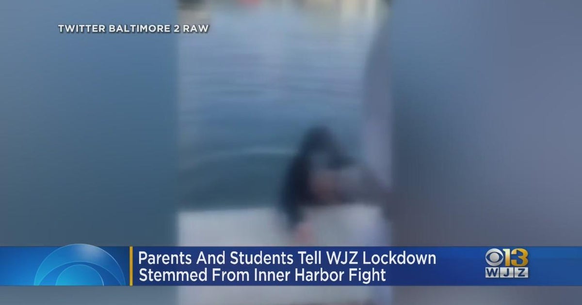 Parents and students tell WJZ lockdown stemmed from Inner Harbor fight ...