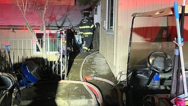 2 people displaced in an apartment fire in Placerville 