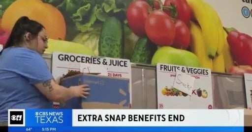 Tarrant Area Food Bank providing food for growing population CBS Texas