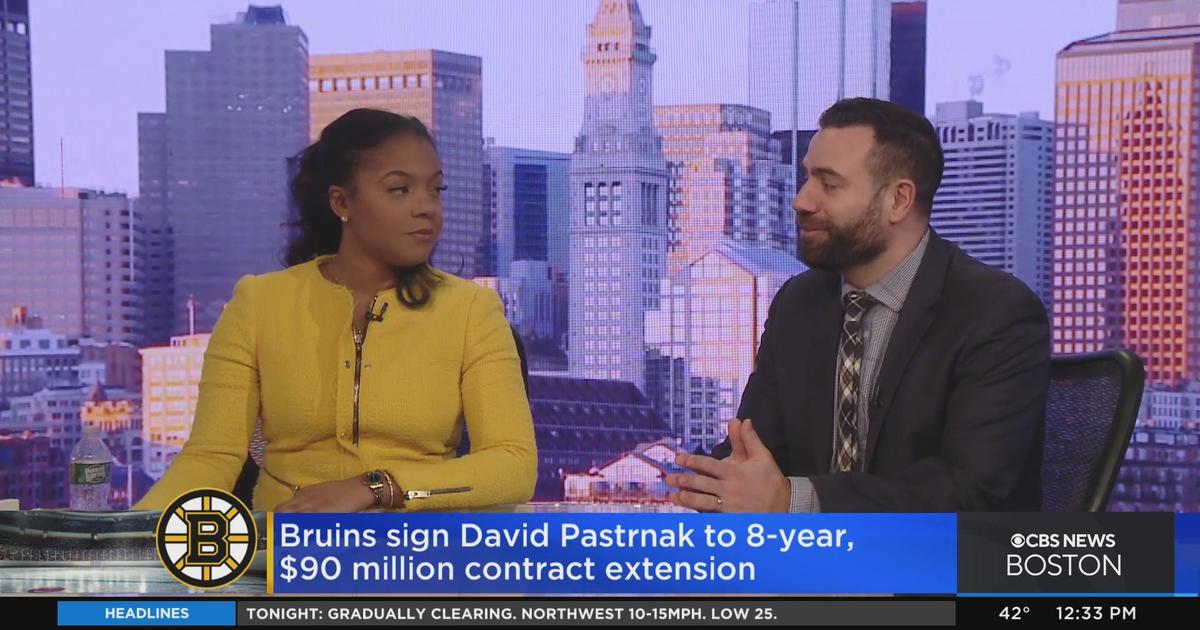 Boston Bruins sign David Pastrnak to eight-year, $90 million