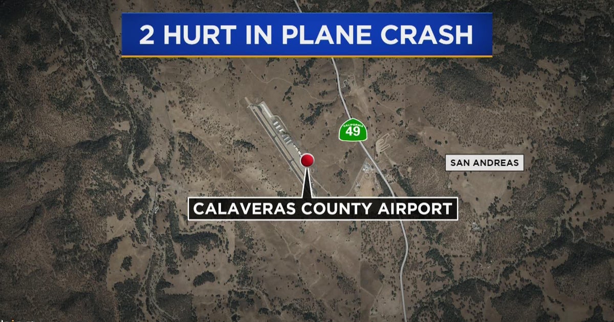2 hurt in plane crash at Calaveras County Airport, officials say