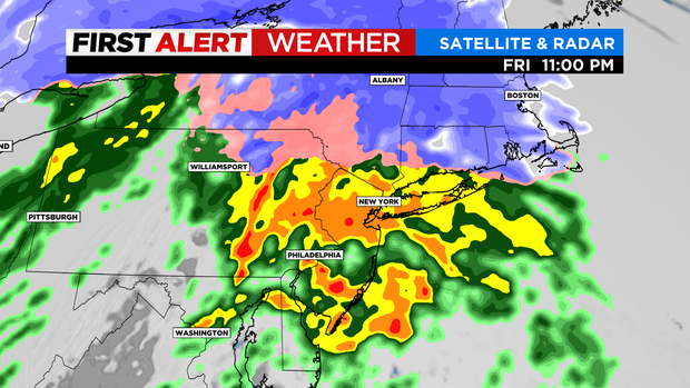 NYC March 3 forecast 