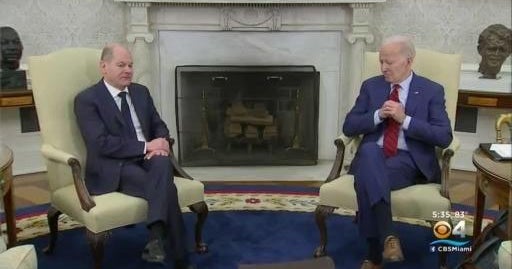Margaret Brennan speaks on German chancellor’s Olaf Scholz stop by to Washington to speak with Biden