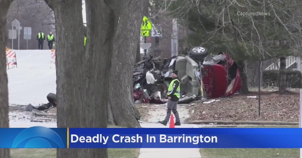 Barrington crash leaves two people dead CBS Chicago