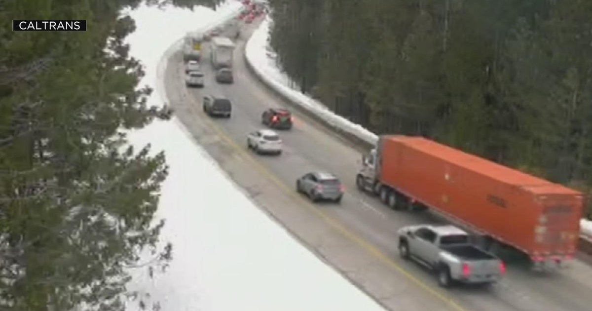 Big rig carrying sugar overturns, blocks westbound I-80 in Placer County