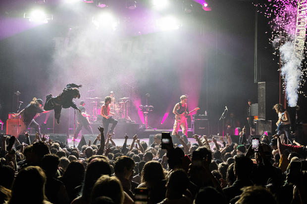 Turnstile performs at the Warfield 