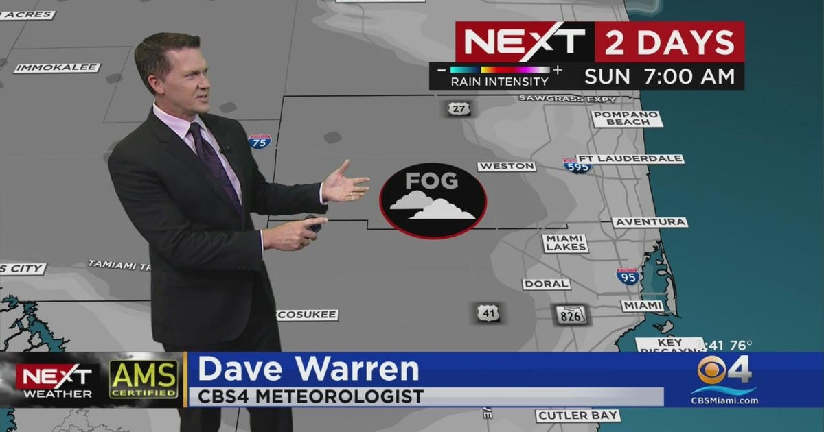 Weekend Forecast: Possible showers ahead - CBS Miami