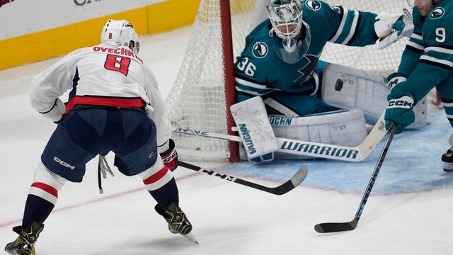 Capitals Sharks Hockey