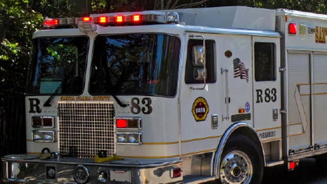 Santa Clara County Fire Department truck 