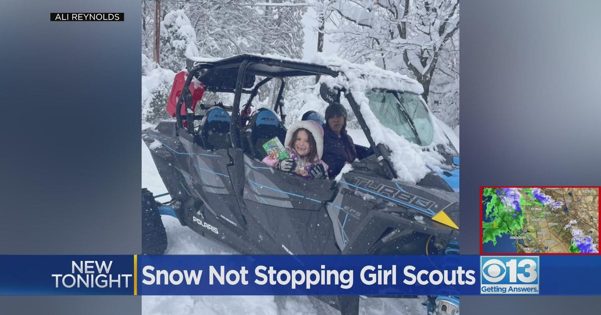 Sierra snow not stopping Girl Scouts