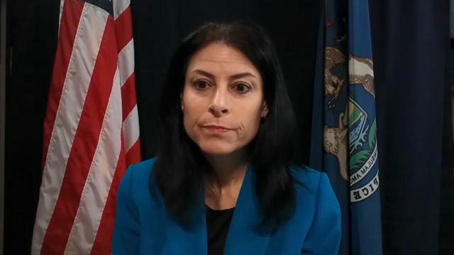 Michigan Attorney General Dana Nessel during a zoom interview 