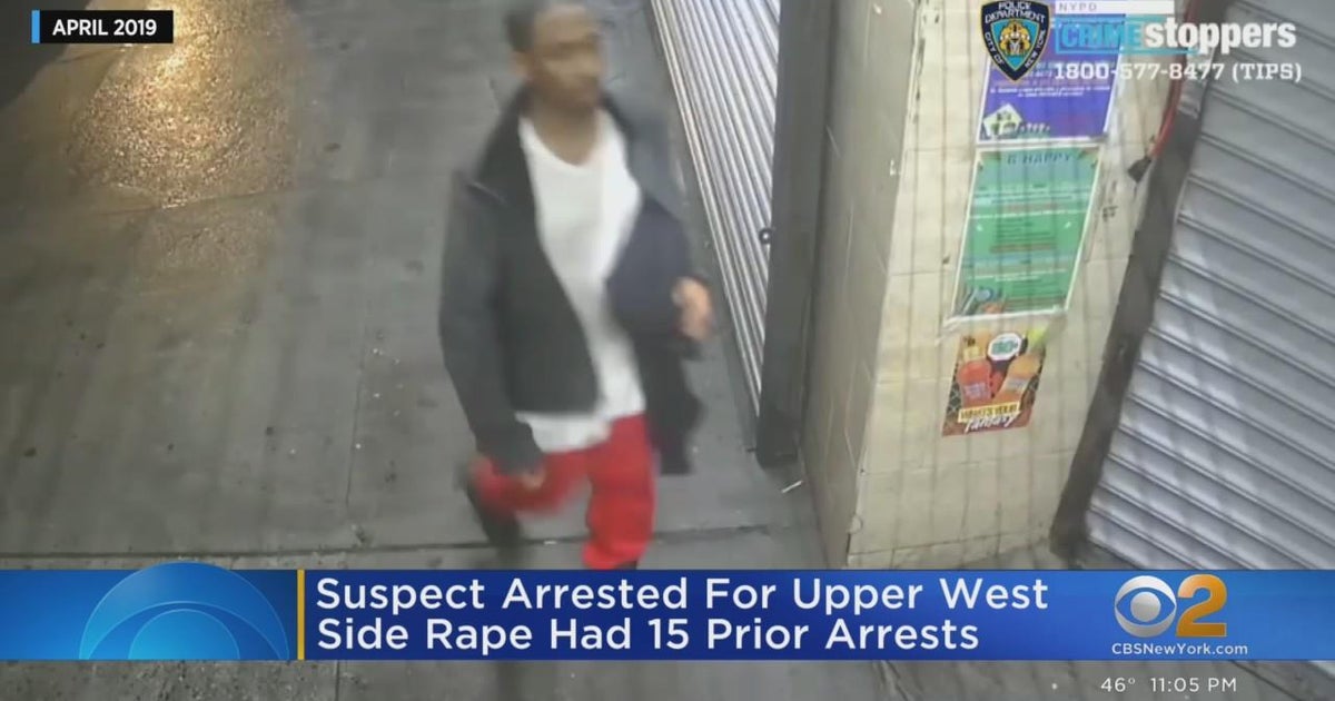 Suspect arrested for Upper West Side rape has 15 prior arrests - CBS ...