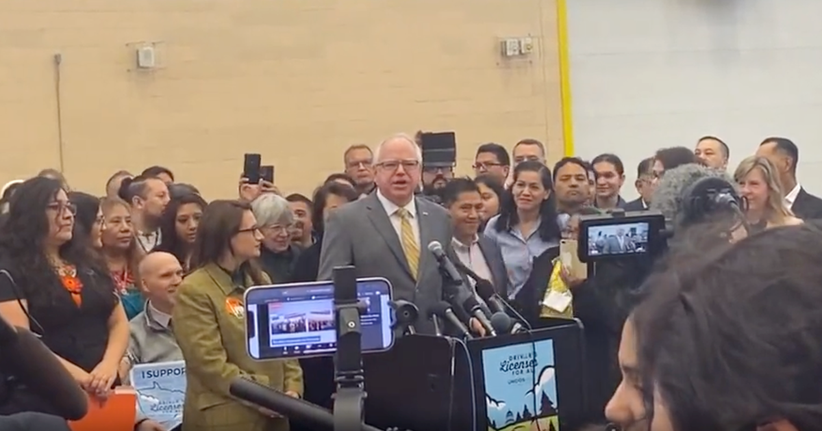 Gov. Walz signs "driver's licenses for all" bill into law - CBS Minnesota