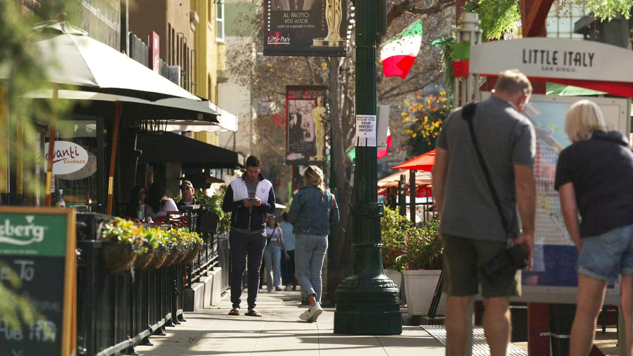 How downtown San Diego rebounded from the pandemic, even as others struggle  - CBS News