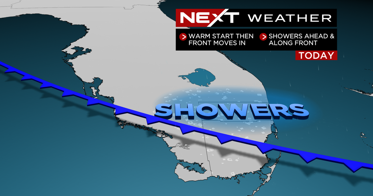 NEXT Weather: Not as hot, afternoon showers in the forecast