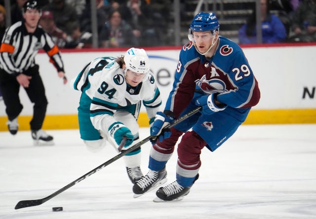 Sharks Avalanche Hockey