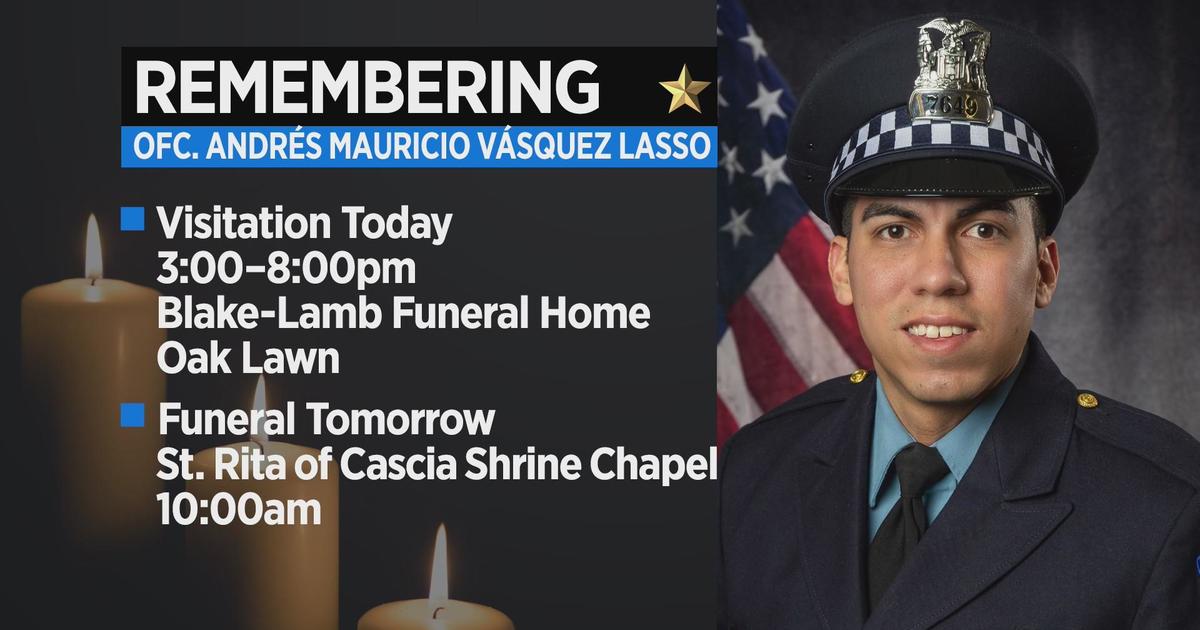 Visitation for fallen CPD officer Andrés Mauricio Vásquez Lasso - CBS ...