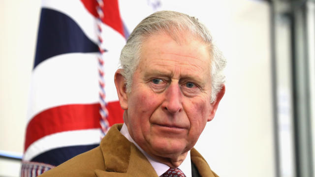 King Charles III, then the Prince of Wales, visits a new Emergency Service Station at Barnard Castle on February 15, 2018, in Durham, England. 