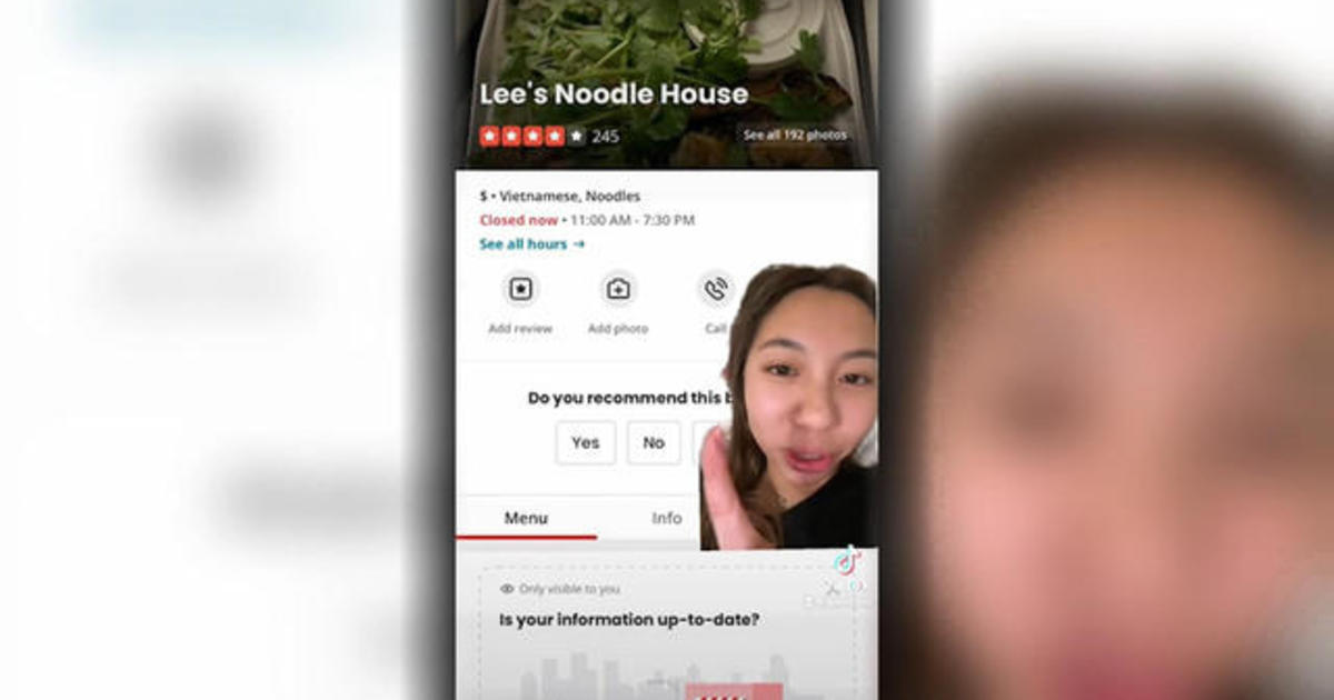 How a daughter's viral TikTok saved her family's struggling restaurant -  CBS News