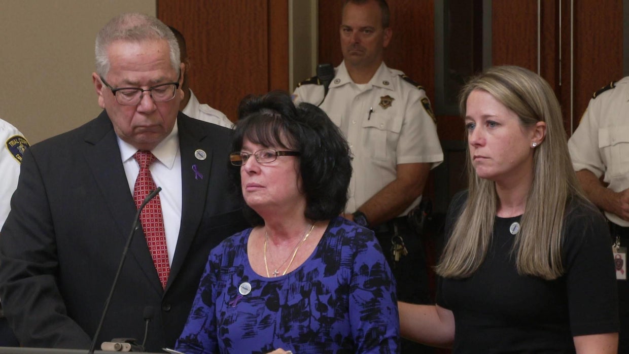 Stephanie Fernandes explains her stained clothes while in police