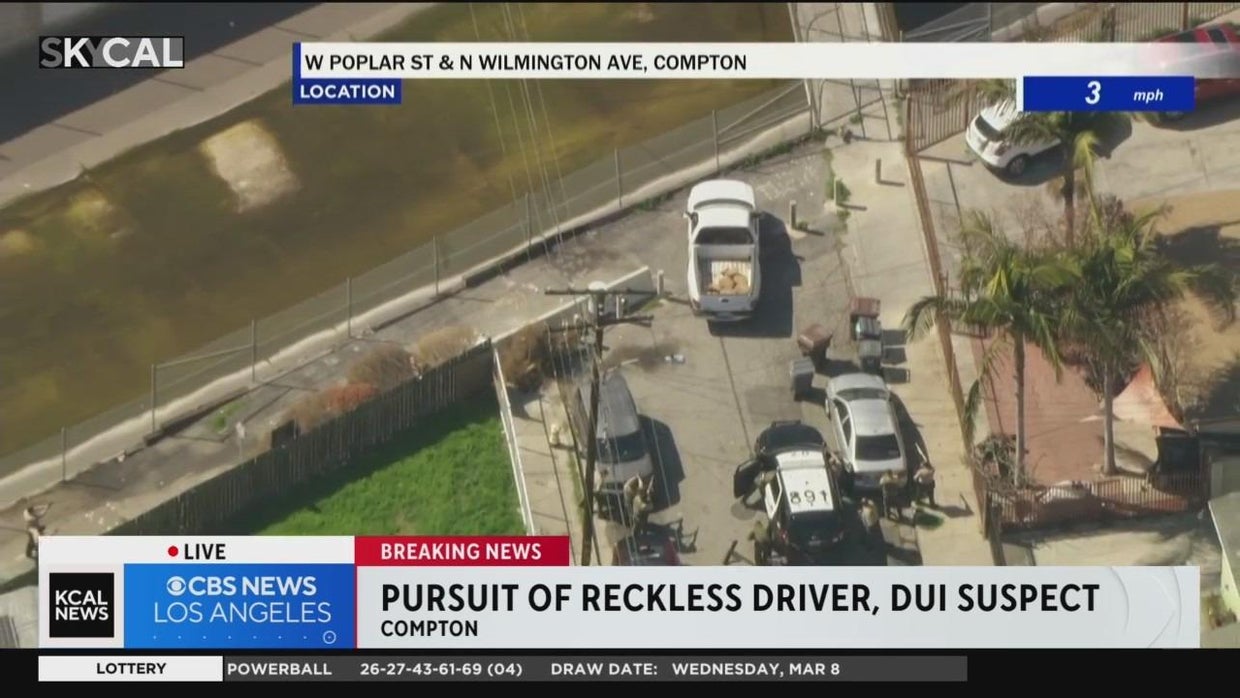 Pursuit suspect arrested after nearly fourhour long standoff with