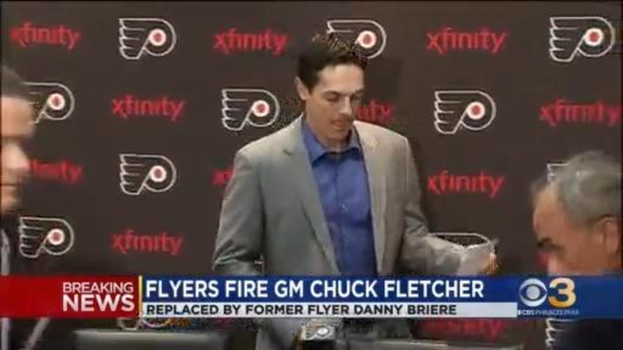 Confirmed with Link: - Chuck Fletcher out as GM, Danny Briere goes from  assistant to the regional manager to interim president/GM, Page 77