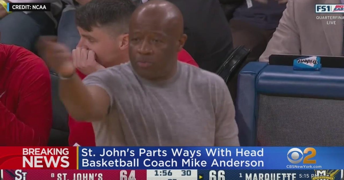 St. John's parts ways with head basketball coach Mike Anderson CBS