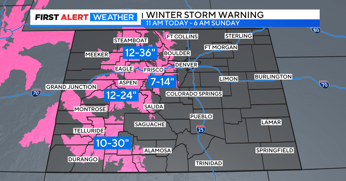 Colorado Weather: Big Weekend Snow In The Mountains, Not Much For ...