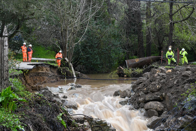 California weather Another atmospheric river hits state with