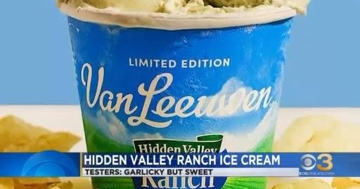 Hidden Valley Ranch ice cream CBS Philadelphia