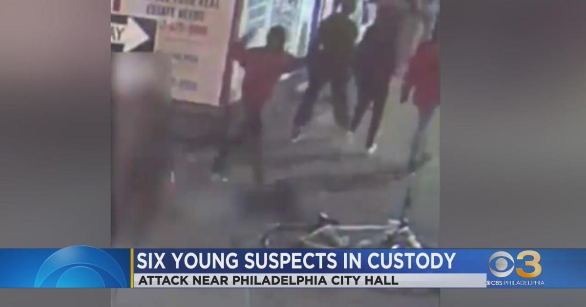 6 suspects in Center City beating now in custody: police - CBS Philadelphia