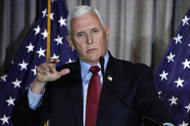 Former Vice President Mike Pence Speaks At The Coolidge And American Project Conference 