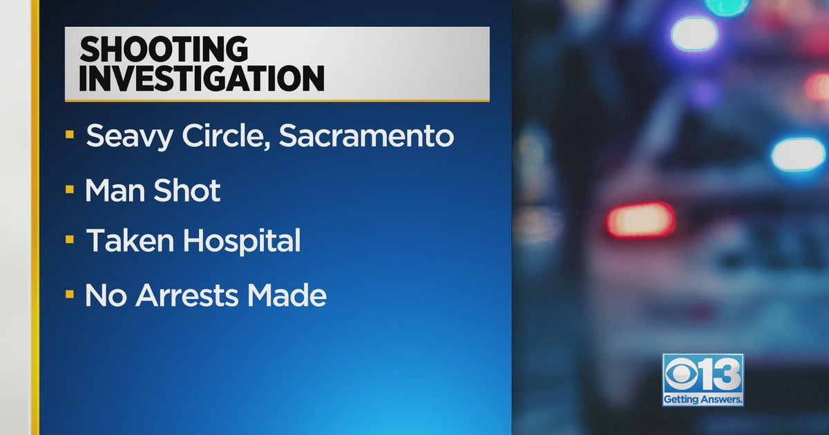 Man shot on Seavy Circle in Sacramento