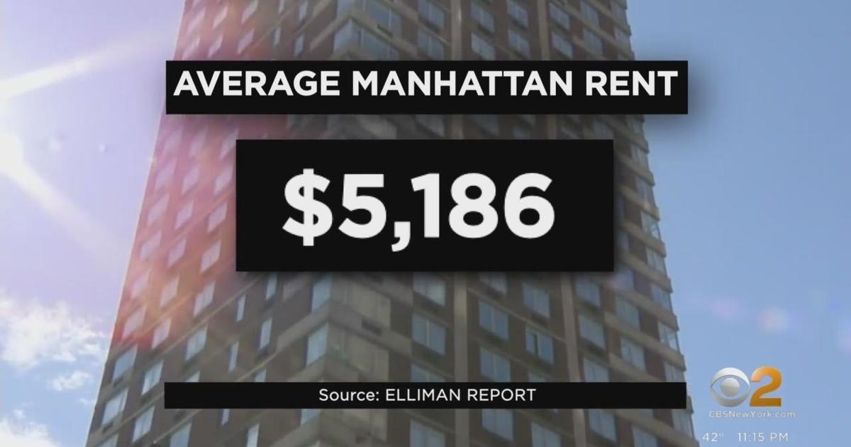 Average cost to rent New York City apartment up 18% over last year, report  finds - CBS New York