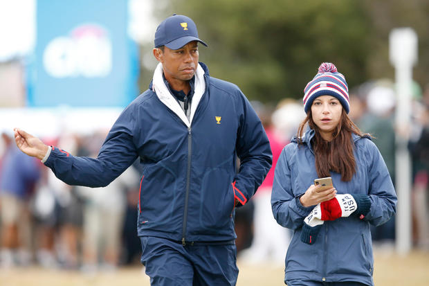 Tiger Woods and Erica Herman 