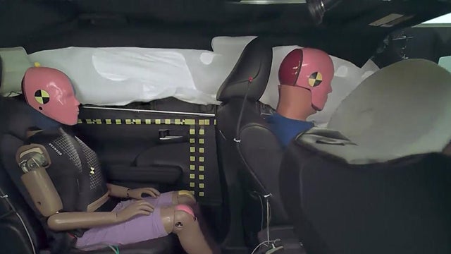 Mid-size SUVs are tested on protecting passengers in the backseat 
