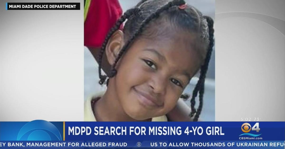 Miami-Dade police ask for help in finding missing four-year-old girl