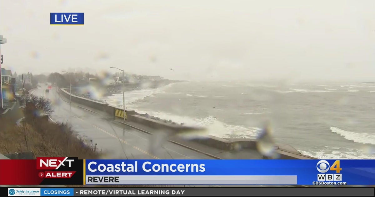 High tide expected to bring coastal flooding in Revere CBS Boston