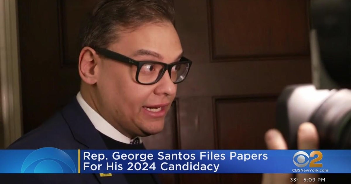 Rep. Santos files paperwork to run for reelection CBS New York